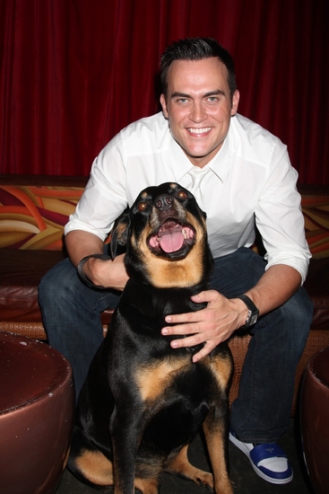 Cheyenne Jackson and Zora Photo